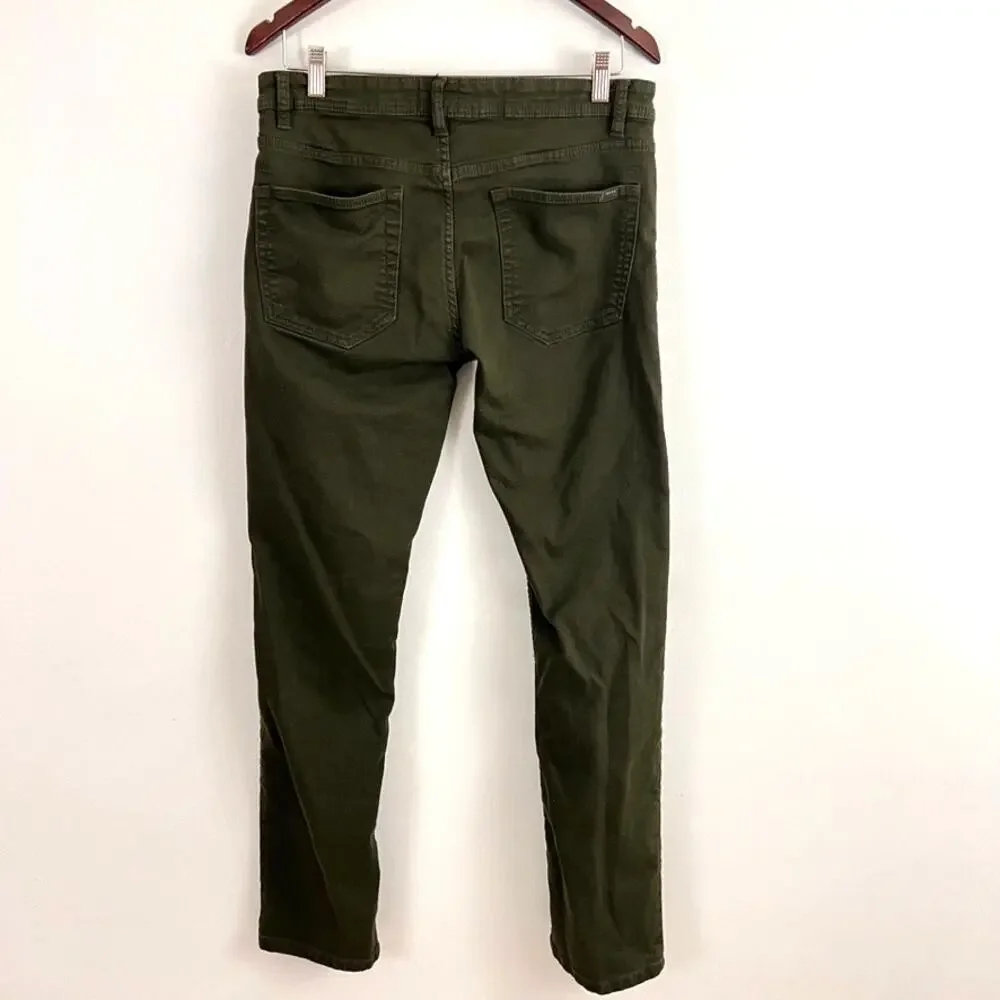 Jachs Men’s 5 Pocket Stretch Pants Green Men Size 32/ 34